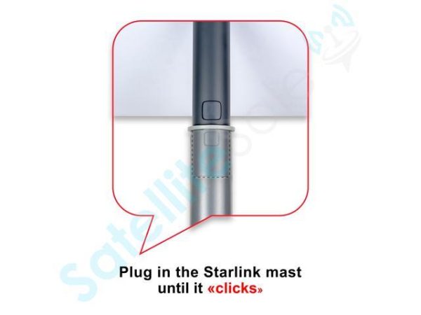 SatelliteSale Universal J Pipe Roof
  Antenna Mount 1-5/8 Diameter Compatible with DISH Network Satellite Dishes 22
  inches Long