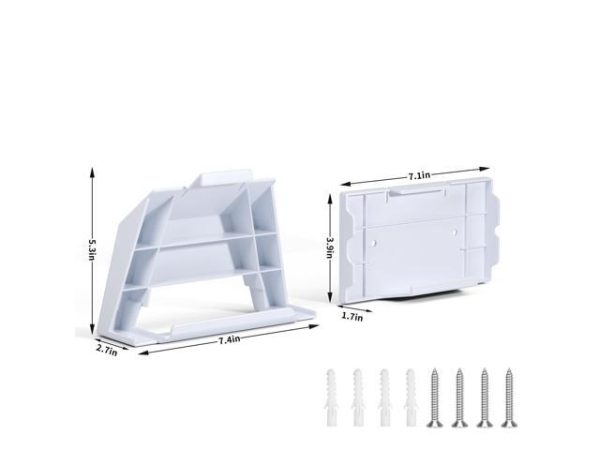 Starlink Gen 3 Router Wall Mount with
  Standard Power Supply Mount; Starlink V3 ABS Mounting bracket Kit, Starlink
  Accessories for RV, Truck, Vehicle, Office