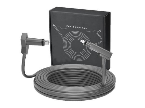 Starlink Cable 32FT for Starlink
  Rectangular Satellite V2, Waterproof Replacement Starlink Extension Cable for
  Starlink Internet Kit Satellite V2 with Stable and Fast Connection-Grey