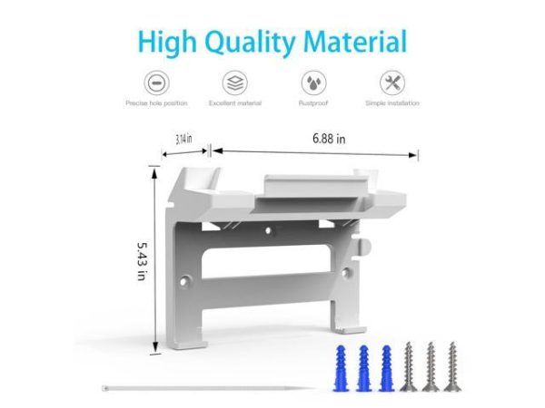 MSAFF Starlink Gen 3 Router Mount +
  StarLink V3 Power Supply Brackets Holder