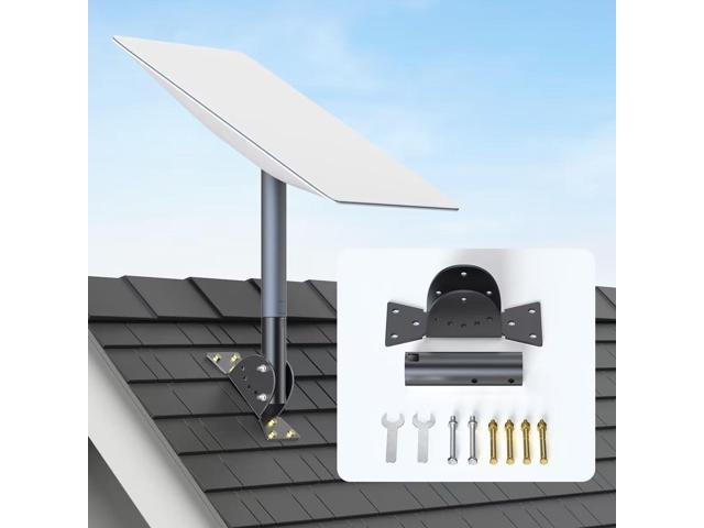 Starlink Short Wall Mount,Starlink Pole
Mount,Starlink Roof Wall Mounting kit,Adjustable Starlink Mounting Kit for V2
Starlink Internet Kit Satellite