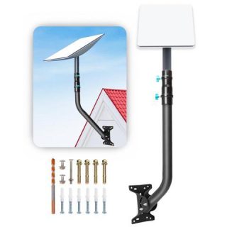 Adjustable Starlink Mounting Kit, 30 in
  Aspotify Starlink Long Wall Mount, Starlink Roof Mount, for Starlink Internet
  Kit Satellite, with Starlink Mount Adapter Compatible with V2 Starlink