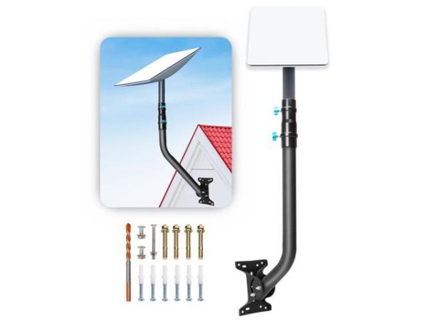 Adjustable Starlink Mounting Kit, 30 in
  Aspotify Starlink Long Wall Mount, Starlink Roof Mount, for Starlink Internet
  Kit Satellite, with Starlink Mount Adapter Compatible with V2 Starlink