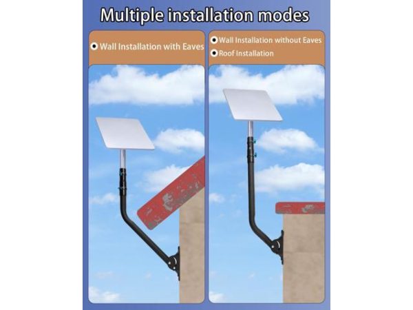 Adjustable Starlink Mounting Kit, 30 in
  Aspotify Starlink Long Wall Mount, Starlink Roof Mount, for Starlink Internet
  Kit Satellite, with Starlink Mount Adapter Compatible with V2 Starlink