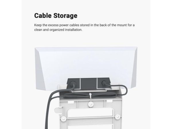 Holicfun 2-in-1 Wall Mount for Starlink
  Gen 3 Router and Power Supply