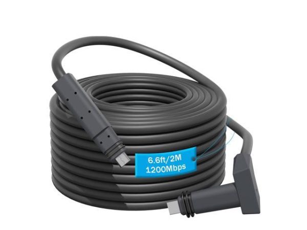 Tttyruei Starlink Cable Extension Kit,
  Satellite Replacement Cable with End Caps for Starlink Rectangular Satellite
  V2, Waterproof Starlink Accessories for Indoor Outdoor (6.6Ft/2M)