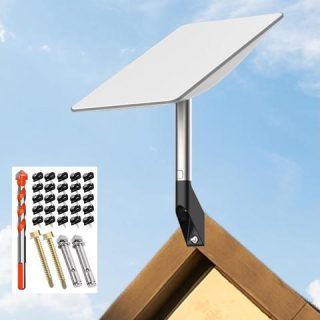 BUJ Starlink V2 Short Wall Mount,Starlink
  Mounting Kit, Starlink Wall Mount, Starlink Roof Mount, Starlink Pole Mount,
  Starlink Mount, for Starlink Internet Kit Satellite, Compatible with V2
  Starlink