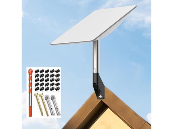BUJ Starlink V2 Short Wall Mount,Starlink
  Mounting Kit, Starlink Wall Mount, Starlink Roof Mount, Starlink Pole Mount,
  Starlink Mount, for Starlink Internet Kit Satellite, Compatible with V2
  Starlink