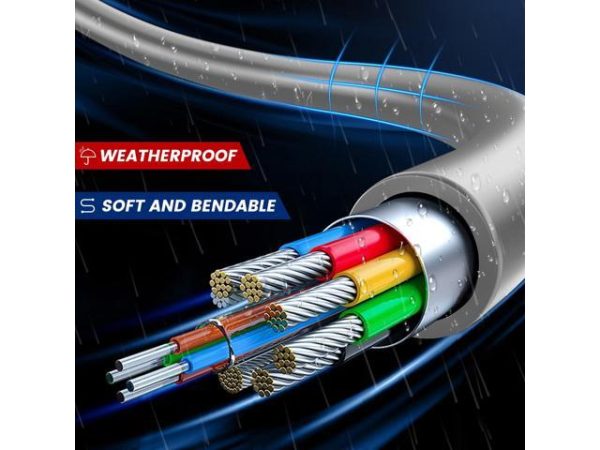 Voicinlili Starlink Rectangular Satellite
  V2 98Ft Replacement Cable, Starlink Extension Cable, Router