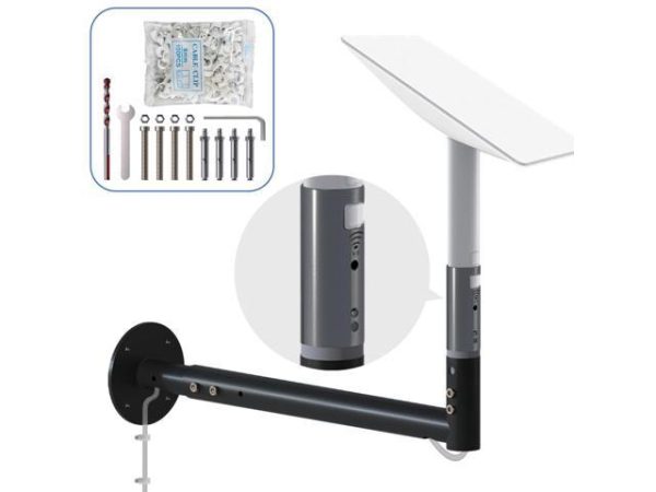 Starlink Mounting,Starlink Roof Mount Kit
  with Starlink Mount Adapter,Starlink Adjustable Long Wall Mount Kit,Starlink
  Roof Mount for Starlink Internet Kit Satellite,fit for V2 Starlink,10 YR
  Warranty