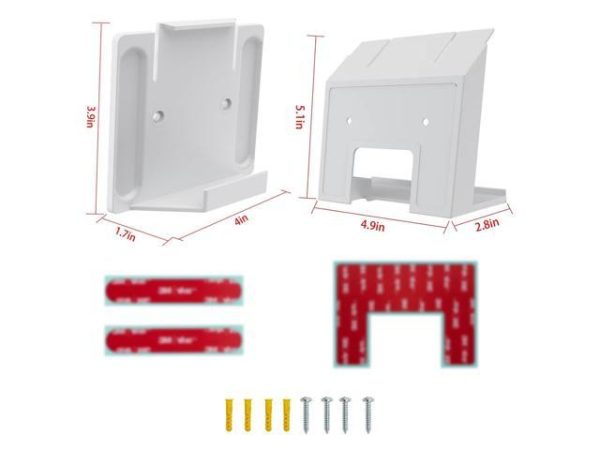 Starlink Gen 3 Mount, Starlink Power
  Supply Mounting Kit with Starlink Gen 3 Router Wall Mount for Starlink Gen3
  & V3 High Performance Standard Router