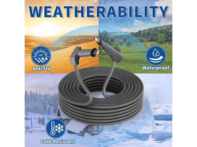 GODPEE 50Ft Replacement Cable for
Starlink V2 Gen2 Satellite Dish Antenna - Faster Transmission/Better
Anti-interference - Extension Cables Wire with Cable Feed Through Bushings
for Starlink Gen 2