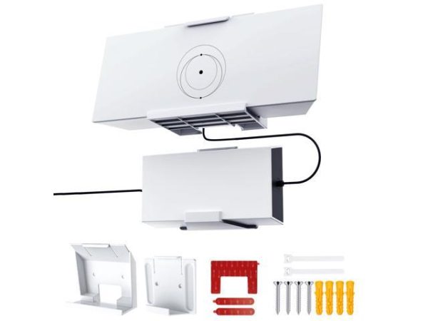 TiMOVO Starlink Gen 3 Router Mount,
  Starlink Mounting Kit for Router and Power Supply, Wall Mount Holder Set with
  Screws & Removable Adhesive, Starlink V3 Mount Starlink Internet Kit
  Satellite Bracket
