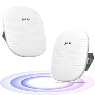 Gigabit Wireless Bridge, 5KM Point to
  Point/Multipoint WiFi Bridge, 5.8G High Speed ULNA CPE801 with 2x1000Mbps
  Ethernet Port, Plug and Play PTP/PTMP CPE for Outdoor buildings
  Shop/Garage/Barn