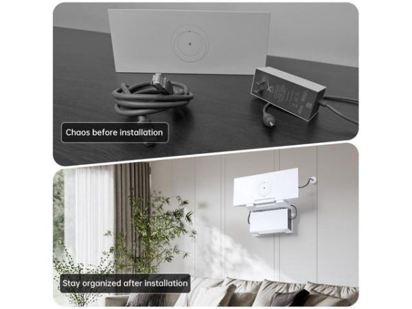 XLTTYWL Starlink Gen 3 Mount, All in One
  Starlink Standard V3 Mesh Router and Starlink Gen 3 Power Supply Mounting Kit
  with Two Starlink Grommet for Starlink V3&Gen 3 High Performance Standard
  Dishy