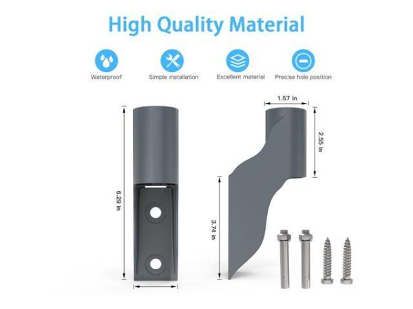TIUIHU Starlink Short Wall Mount,
  Mounting Bracket for Starlink Internet Kit Satellite (Not Compatible with
  STARLINK GEN 3)
