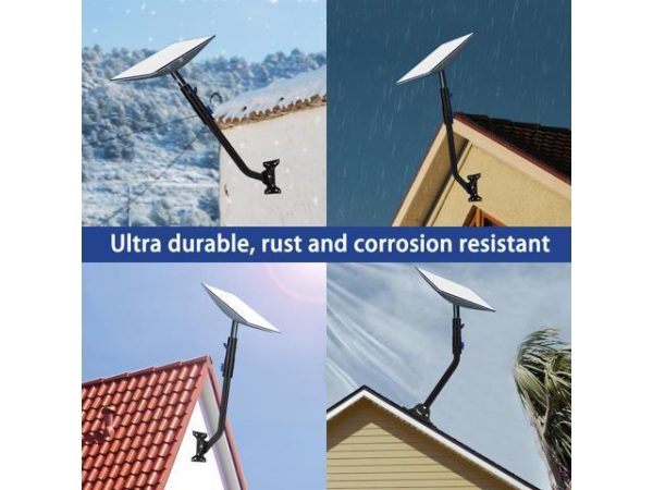 Adjustable Starlink Long Wall Mount,
  Heavy Duty Starlink Mounting Kit, Starlink Roof Mount for Starlink Internet
  Kit Satellite, Starlink Mount Adapter, Compatible with V2 Starlink