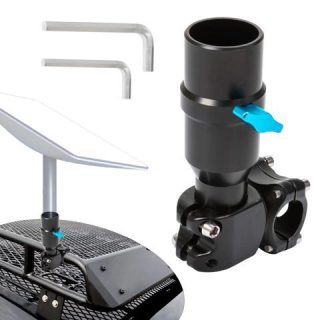 Galeith Starlink Mount with Pipe Adapter
  for RV, Starlink Pole Mount,Load-Bearing 200lbs, Installation Range
  0.8-1.1" for Pole/Roof/SUV/Outdoor
