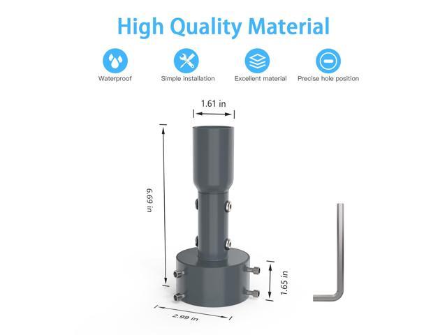 GOG Roof Mount Bracket for Starlink Dish
2nd gen, Including Specific Adapter, Outdoor Antenna Mounting Bracket, Sturdy
TV Antenna Stand, Satellite Dish Roof Mount