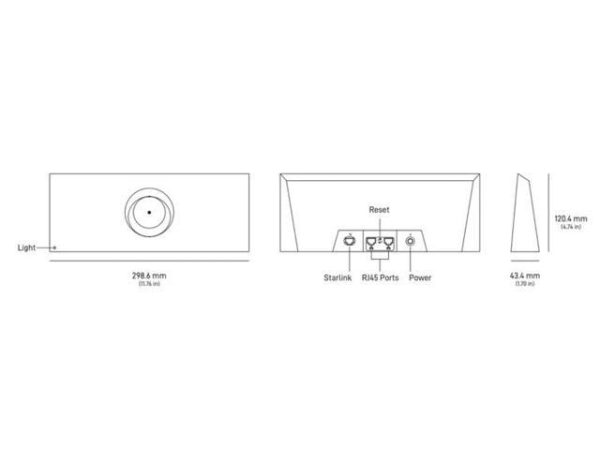 Generic [OEM] Mesh Router for Starlink
  Gen 3 with WiFi 6 | Works with Gen 2 Rectangular Dish and Gen 3 Flat Dish,
  White, UTR-32