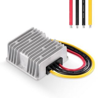 LIOFYN 288W Boost Converter, Step-up 12V
  to 48V 6A Converter, Waterproof DC to DC Voltage Regulator for Starlink PoE
  Injector Power Supply
