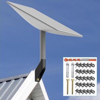 wuutyty Starlink Short Wall Mount,
  Mounting Kit Suitable for Buildings with Short Eaves, Starlink Roof Mount,
  Plug-in Starlink Short Mount,Compatible with Starlink V2 Dish & High
  Performance Starlink