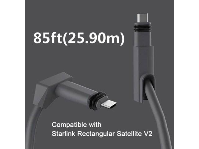 GODPEE 200Ft Replacement Cable for
Starlink V2 Gen2 Satellite Dish Antenna - Faster Transmission/Better
Anti-interference - Extension Cables Wire Accessories for Starlink Gen 2