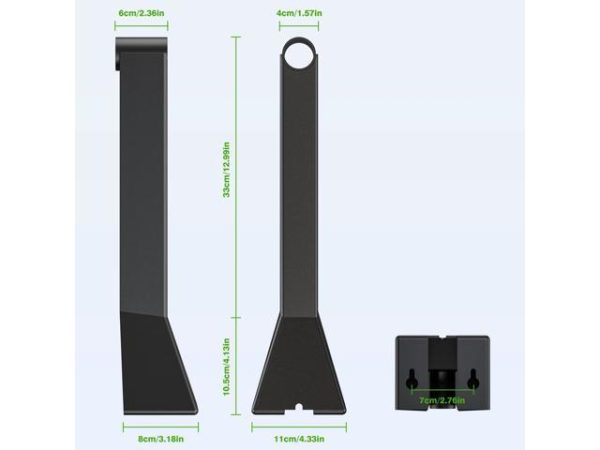 Starlink Mount - Long Wall Mount and
  Starlink Router Wall Mount, Starlink Mounting Kit for Starlink Internet Kit
  Satellite, J-Mount Compatible with Starlink for Wall Eave Fascia Installation