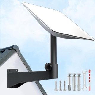 Tionzion Starlink Mounting Kit, Heavy
  Duty Starlink Long Wall Mount, Starlink Roof Mount, Starlink Pole Mount (Eave
  Wall Mount)
