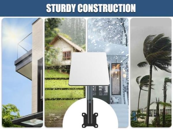2-Be-Best Starlink Mount, Starlink V2
  Long Wall Mount Black Starlink Internet Kit Mount, Outdoor Mounting TV Star
  link Antenna Mount Compatible with V2 Starlink(Long Bracket)