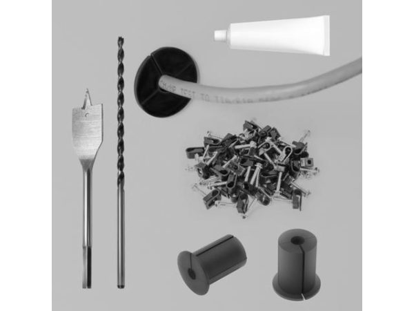 Starlink Cable Mounting Kit, Beciety
  Starlink Cable Routing Kit, with 1" Spade Drill Bit/Wall Wire Clips,
  Starlink Mount, Starlink Accessories, Starlink Roof Mount, Starlink Internet
  Kit Satellite