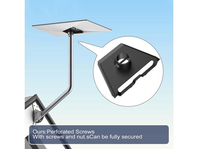 Starlink Gen 3 Mount, Starlink Roof Mount
Compatible with V3 Starlink Standard Dish, Starlink Long Wall Mount, Starlink
Mounting Kit, Starlink Pole Mount (Include Pipe Adapter, Wrench & Drill
bit)