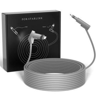 Molitececool 32.8FT Starlink Replacement
  Cable for Starlink Rectangular Satellite V2, Gray