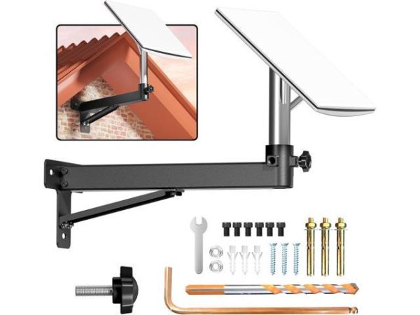 Starlink Long Wall Mount, Starlink Pole
  Mount for Starlink Internet Kit Satellite, Starlink Roof Mount, Sturdy Wall
  Starlink Mounting Kit with Starlink Mount Adapter, Compatible with Gen2
  Starlink