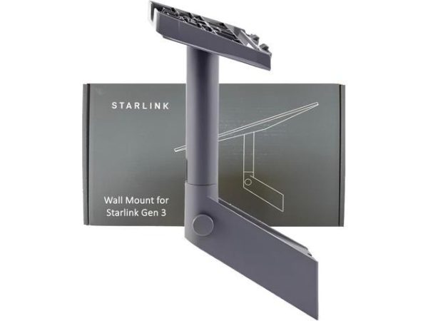 Starlink Mount - Starlink Gen 3 Wall
  Mount [OEM], Accessories Compatible with Starlink Standard V3 Models for Roof
  - Durable Mounting Kit - includes Wall Mount & Essential Tools