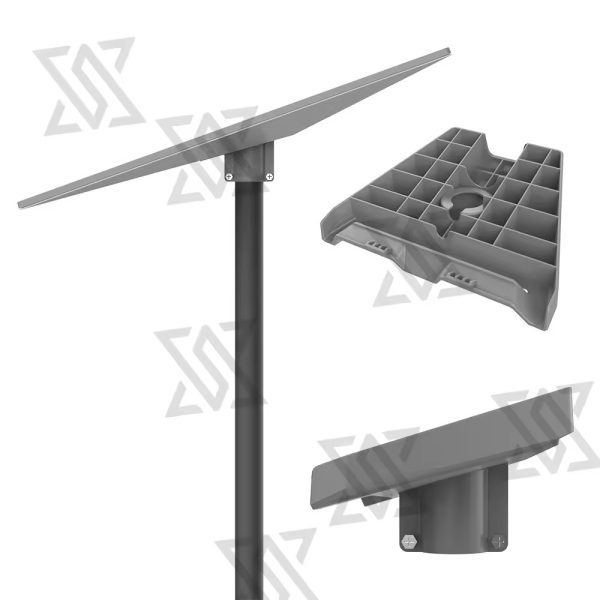 Starlink Gen 3 Pipe Mount Adapter Grey Pole Starlink V3 Pole Mount Kit for Starlink Gen 3 Standard Dish Mount