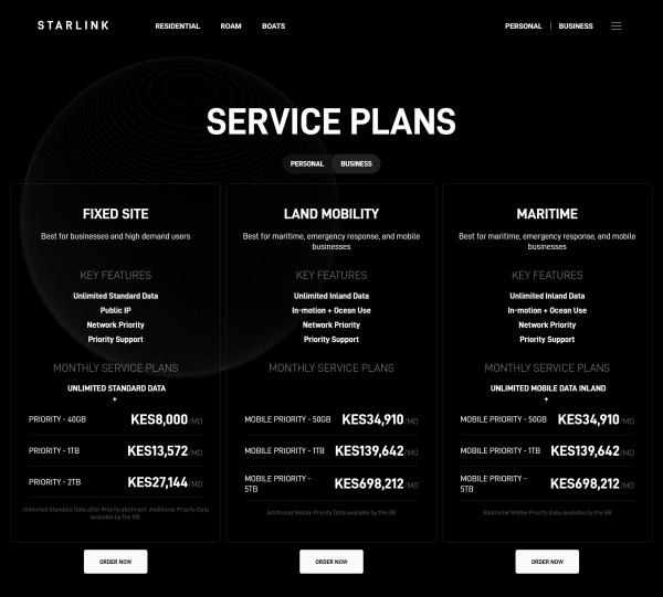 STARLINK Maritime MOBILE PRIORITY - 5TB