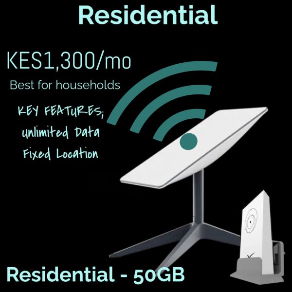 STARLINK RESIDENTIAL - 50GB