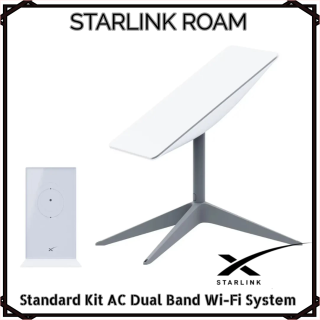 STARLINK ROAM  Satellite Antenna & WiFi Router Kit –
  Dual-band, ALGERIA