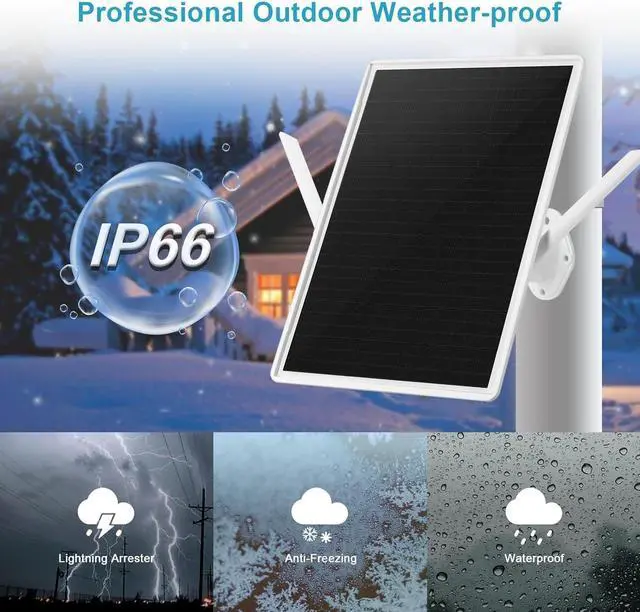 Solar Powered 4G LTE Modem Router with SIM Card Slot, 50M WiFi Range, IP66 Waterproof, 15W and 20000mAh Battery Built-in, Design for Yards,campings and Outdoor Area - Image 6