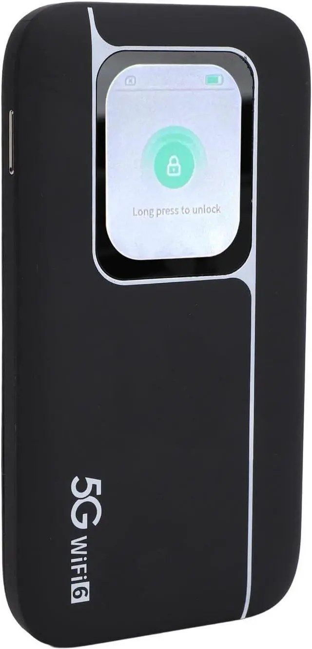 5G WiFi Mobile HIGH Speed 5G Device with Double Band and Large Battery for Travelers, Black - Image 2