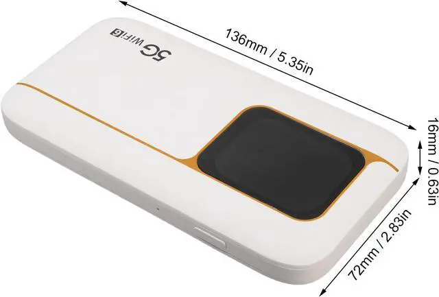 Estink 5G Mobile Hotspot with SIM Card Slot, Portable WiFi 6 Router 2.77Gbps Ultra High Speed 7100mAh Battery IP67 for Travel Home Gaming - Image 6