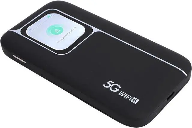 5G WiFi Mobile HIGH Speed 5G Device with Double Band and Large Battery for Travelers, Black - Image 3