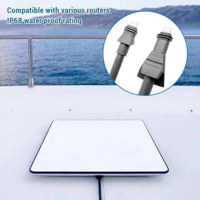 150FT/ 46M Starlink Cable, Rectangular Satellite Replacement Cable, Satellite Internet Accessories & Extension-Cable, for Flat Router Networking - Image 2