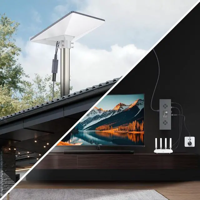 QUIDDITY Starlink Mini Poe Kit: 180W Gigabit Ethernet Surge & ESD Protection 12V Mini Starlink Adapter Splitter PoE Splitter + AC 110-260V to DC 48V 3A USB & Type-C Power Outputs for Starlink Mini - Image 5