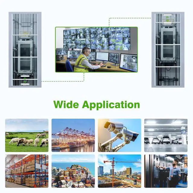 Wireless Bridge, 3KM 5.8G Point to Point Outdoor CPE, Long Range WiFi Bridges for PtP/PtMP with 14DBi High Gain Antenna for Network Sharing,Network Extend,Starlink Network Extend (CPE660) - Image 6