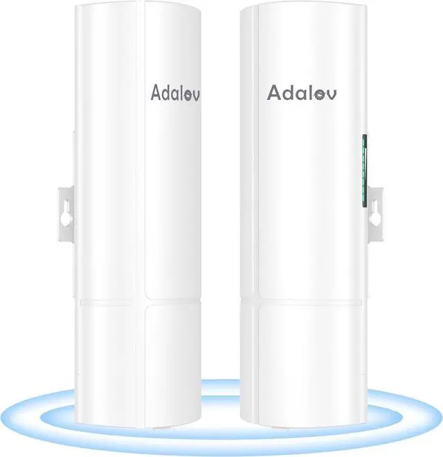 5.8G Outdoor Wireless Bridge, Point to Point Wireless Bridge Outdoor CPE with 14DBi Antenna,3KM Long Range WiFi Bridge for Building to Building, Barn, Starlink Network Extend