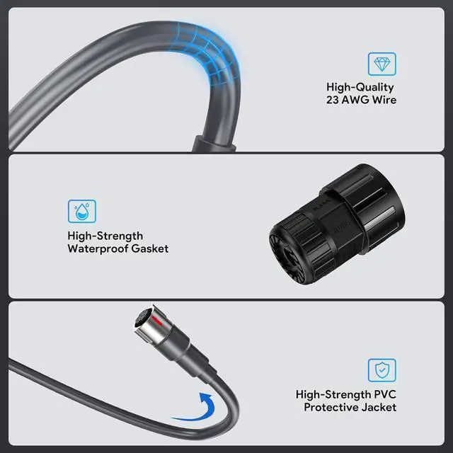 Starlink Ethernet Adapter Performance Gen 3 1FT/30CM Waterproof RJ45 Coupler & Ethernet Cable Extension for Performance Gen 3 Dish, Plug-and-Play, High-Speed Data Transmission, Outdoor Use (1 Pack) - Image 4