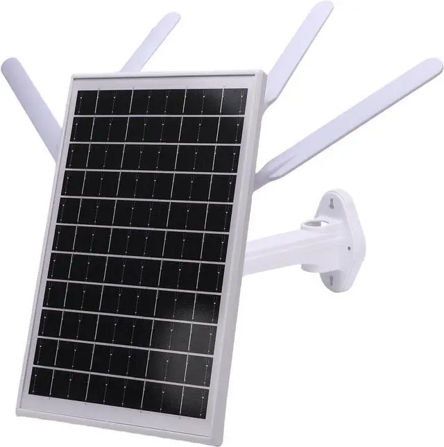 Solar Powered 4G LTE Modem Router Solar WiFi Extender with SIM Card Slot 7-Day Backup for Camping, RVs, IP66 Water Proof, 1 Set of Accessories (White Antennae) - Image 2