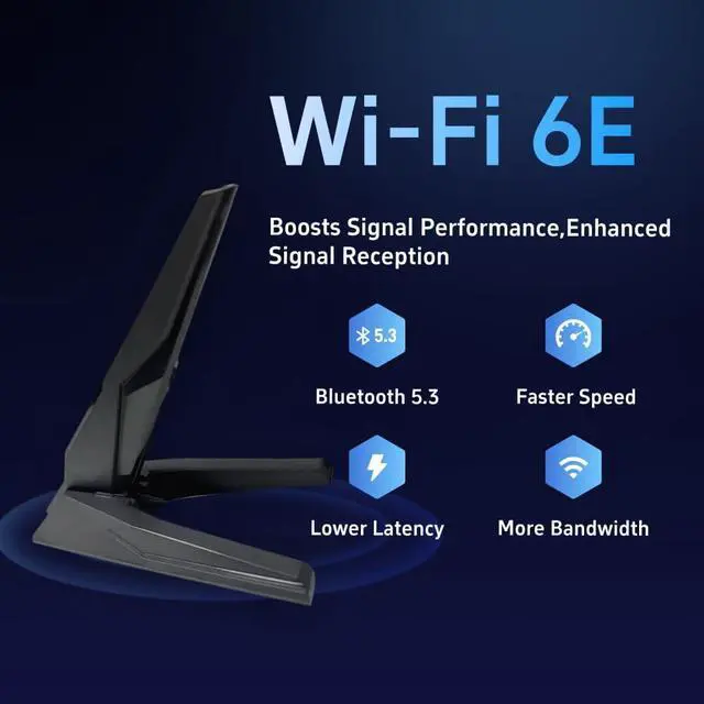 WiFi 6e 7 Antenna 2T2R Dual Band Moving Antenna Magnetic Base RP-SMA Connector for PC Desktop Computer Motherboard Bluetooth Card Wireless WiFi Router Wi-Fi7 with 2.79ft Extension Cable - Image 3